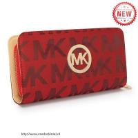 michael kors logo signature groot rood portefeuilles Beste Sales 3av5d346